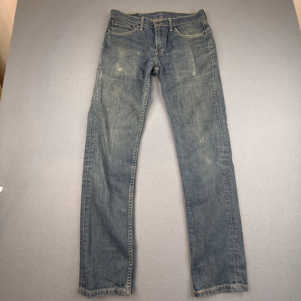 Levi Strauss 511 Slim Jeans Mens‎ 31x34 Blue Denim Slim Fit Stretch